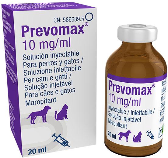 Prevomax 10 mg/ml solução injetável para cães e gatos