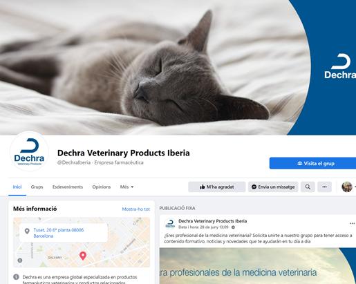 A Dechra lança nova página no Facebook para a Ibéria