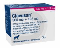 Clavusan 500 mg/125 mg comprimidos para cães e gatos