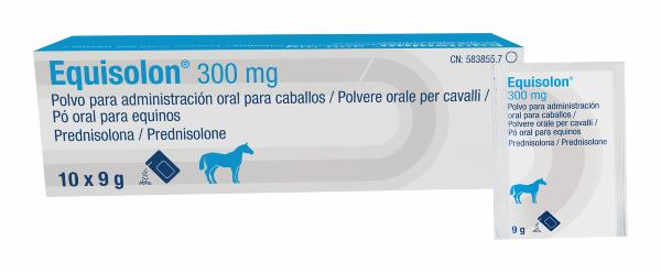 Prednisolona em pó oral para cavalos