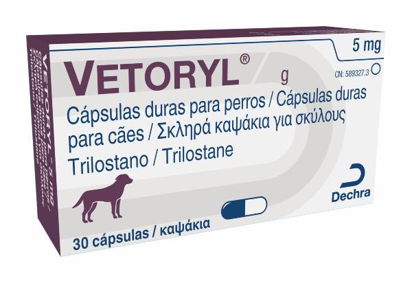 Vetoryl 5 mg cápsulas duras para cães