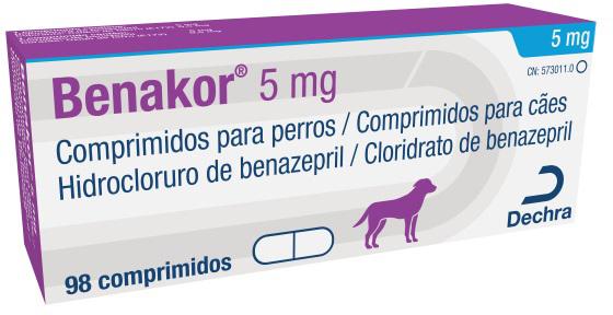 Benazepril 5 mg em comprimidos para cães