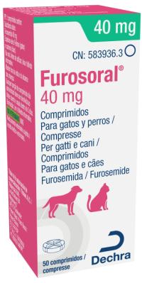 Furosemida 40 mg em comprimidos para gatos e cães