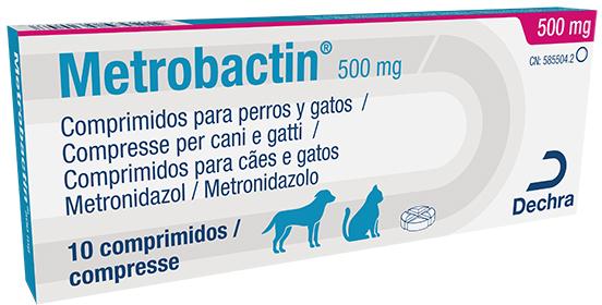 Metrobactin 500 mg comprimidos para cães e gatos